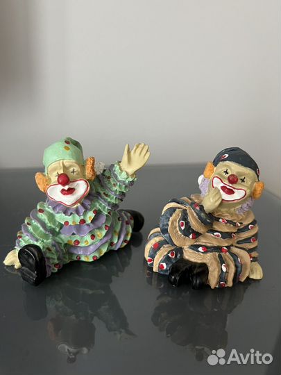Статуэтки клоунов, две штуки
