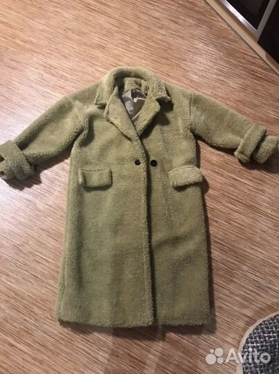 Шуба пальто тедди