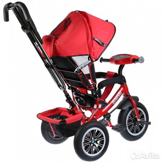 Велосипед BMW трехколесный, светомуз. панель