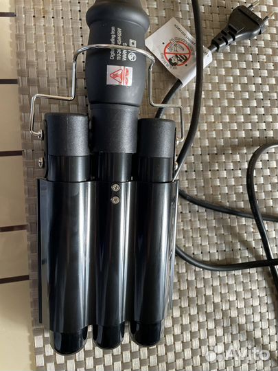 Плойка тройная для волос