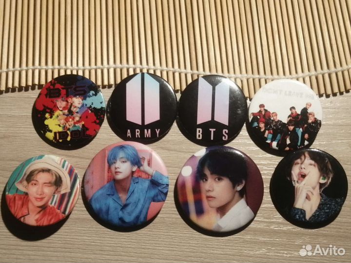 Значки BTS +карты