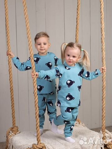 Пижама детская для девочек и мальчиков 92-110 объявление продам