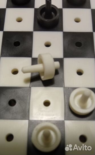 Шашки с пимпочками дорожные из Ленинграда