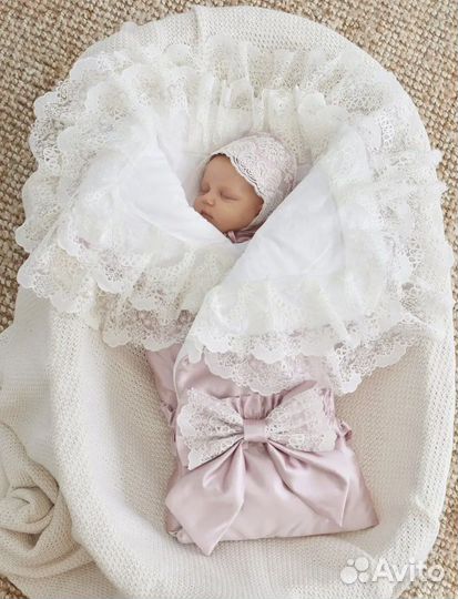 Конверт на выписку Luxury baby весна-лето