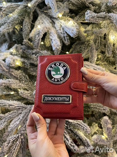 Обложка для паспорта и автодокументов 2в1