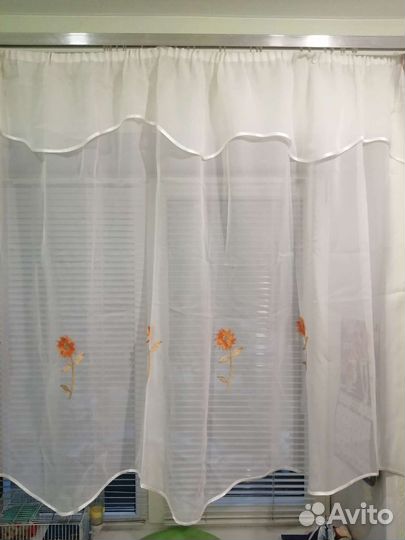 Шторы тюль для кухни