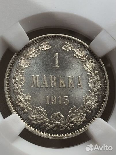 1 марка 1915 ннр MS66 lux