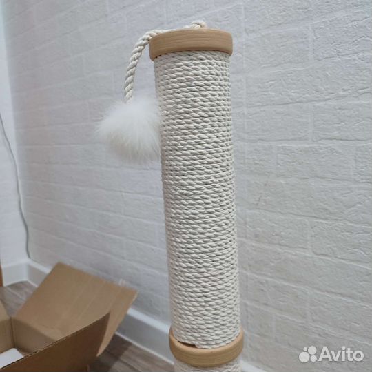 Когтеточка столбик для кошек новая