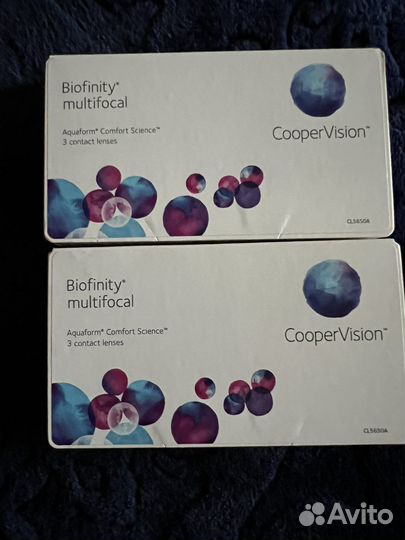 Линзы контактные мультифокальные