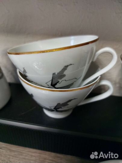 Остатки чайного сервиза из гдр чайная роза