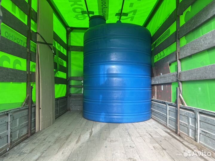 Резервуар пластиковый 3 тонны для гсм и топлива (в