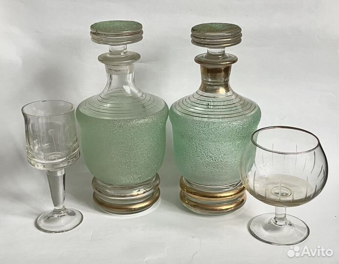 Посуда стеклянная, старая, СССР