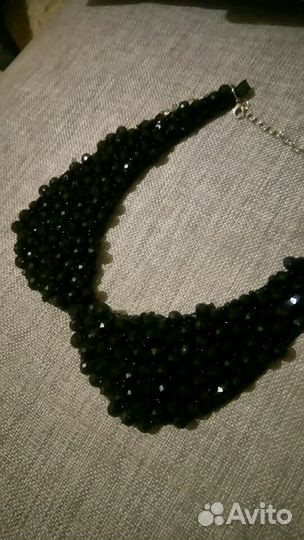 Воротник из бусин