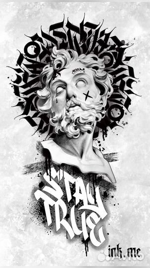 Модель для тату