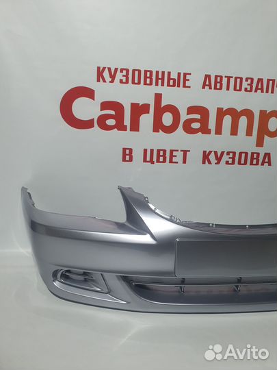 Бампер передний Акцент цвет Серебристая ртуть