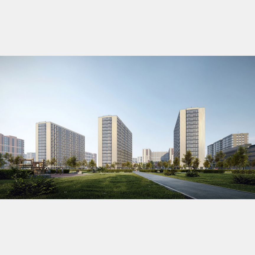 2-к. квартира, 63,1 м², 2/16 эт.