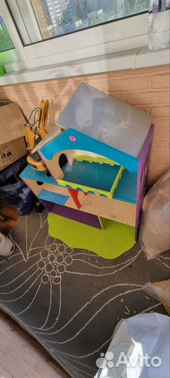 Кукольный Деревянный дом для игр