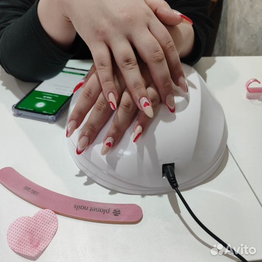 Наращивание ногтей, маникюр, гель лак