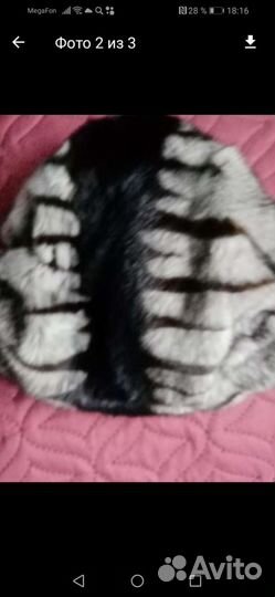 Продам новую норковую шапку