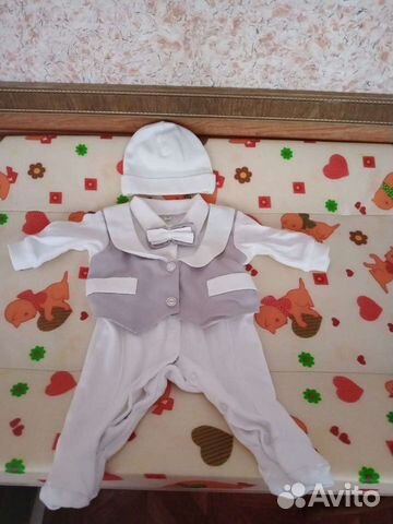 Костюм на выписку на мальчика
