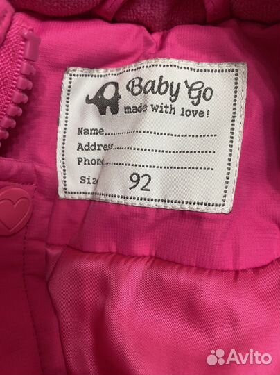 Зимний комбинезон на девочку