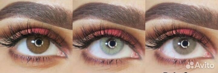 Линзы контактные цветные