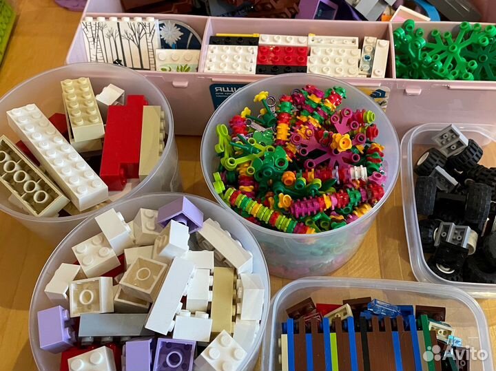 Lego city friends большой лот деталей