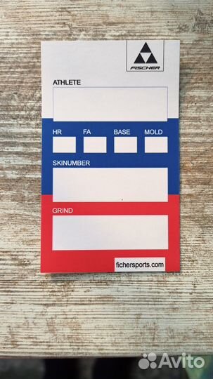 Наклейки сервисные на лыжи