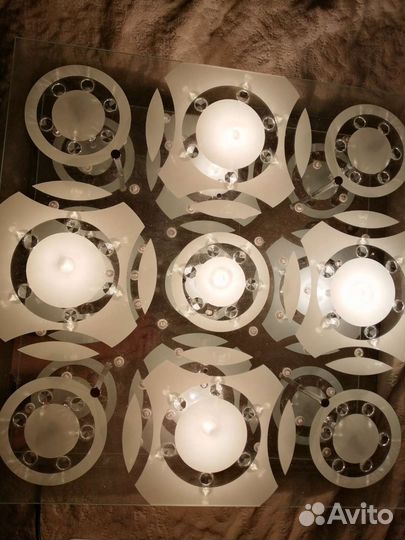 Люстра светодиодная с пультом бу