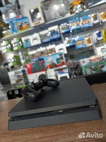 Sony Playstation 4 slim 500gb б.у Black (матовая)