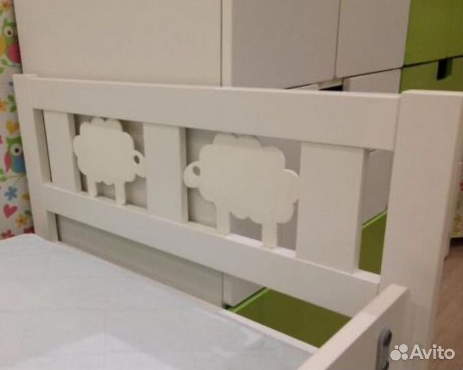 Кроватка IKEA с матрасом
