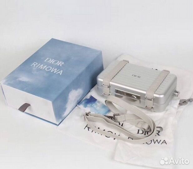 Мужская сумка алюминая от бренда Dior