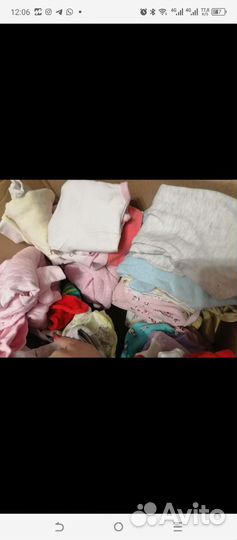 Детские вещи пакетом для девочек 56 62