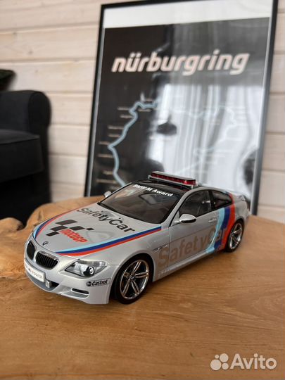 1 18 Модель Bmw e63 m6 Safety car kyosho