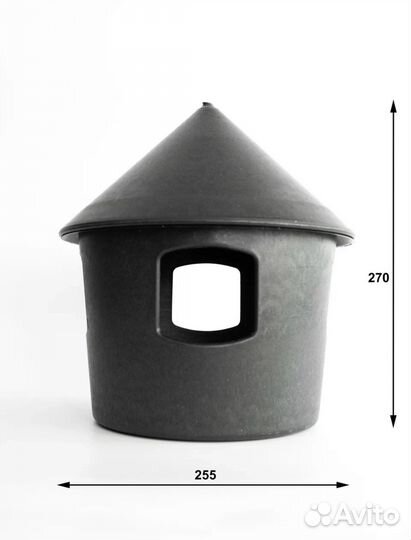 Поилка-кормушка на 2 литра для голубей