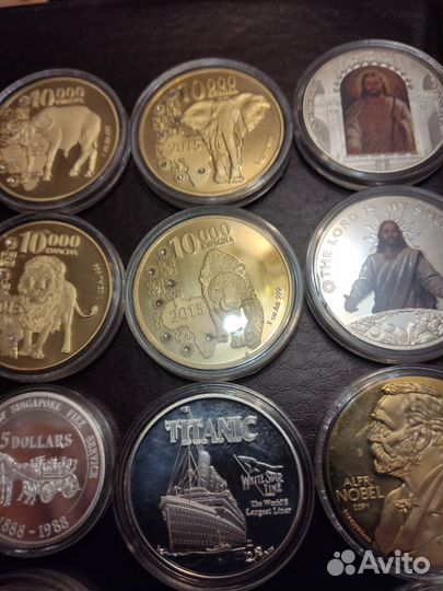 Памятные монеты пруф