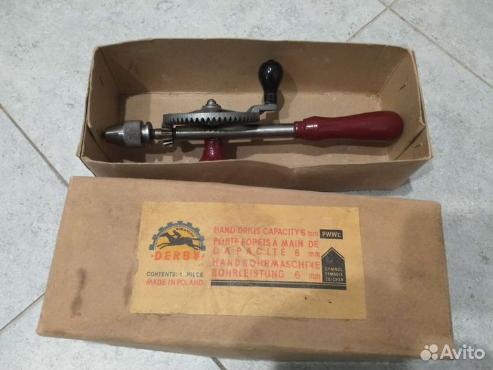 Польская ручная дрель