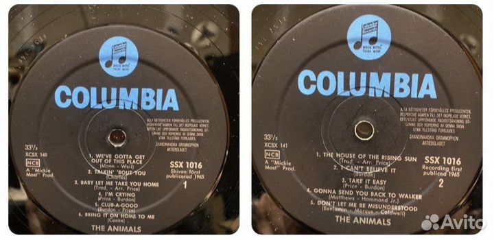 Виниловые пластинки The Animals