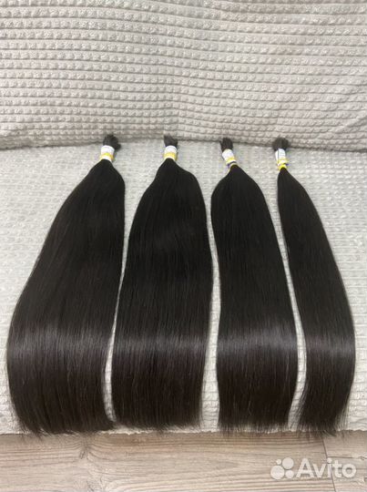 Волосы для наращивания,70см, тон1Б, прямые