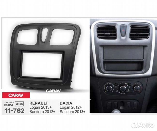 Рамка переходная Renault Dacia Logan sandero