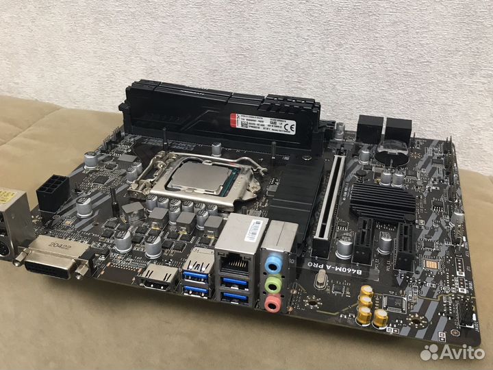 MSI B460M-A Pro + I5 10400f + HyperX Fury 16GB