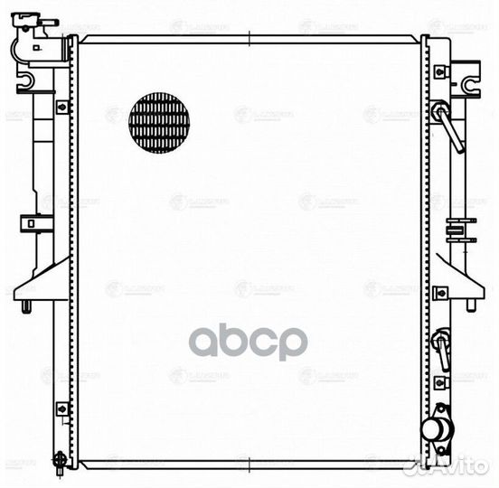 Радиатор mitsubishi L200 15- LRc 11150 luzar