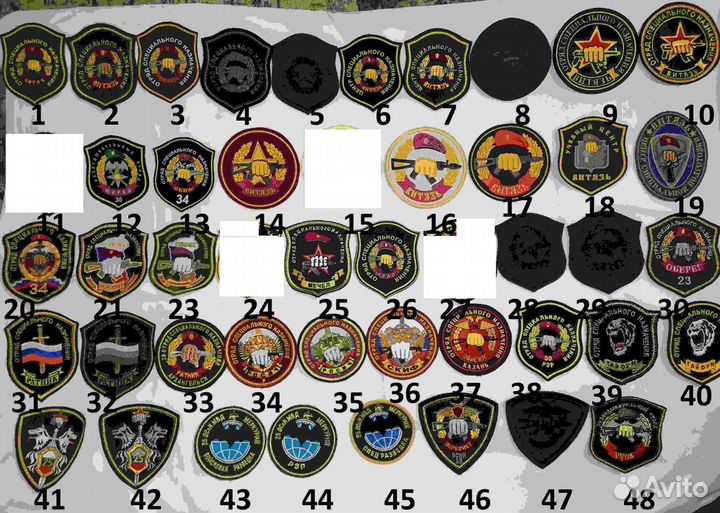 Шевроны, нашивки военные