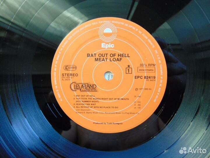 Виниловая пластинка Meat Loaf. Bad out of hell