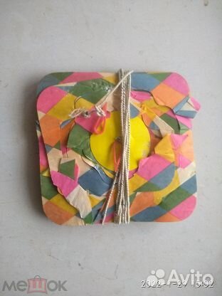 Новогодние флажки и гирлянда бумажная времён СССР