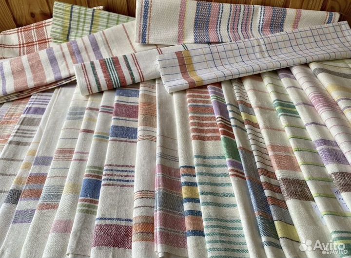 Полотенце льняное кухонное вафельное СССР