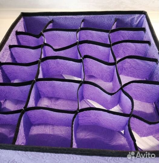 Коробка складная для хранения 24 секции высота 9см