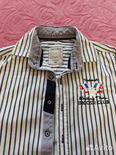 Костюм - рубашка и брюки на рост 134