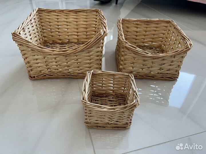 Корзина плетеная IKEA