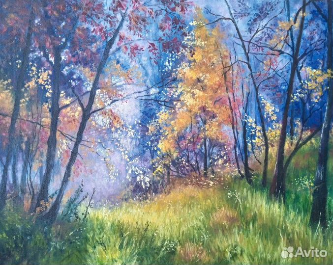 Картина маслом на холсте пейзаж